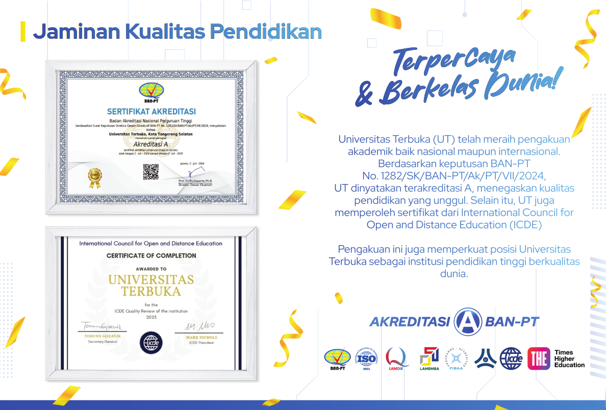 Jaminan kualitas pendidikan UT